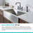 Urbix Bridge Faucet with Side Spray Included-49089341