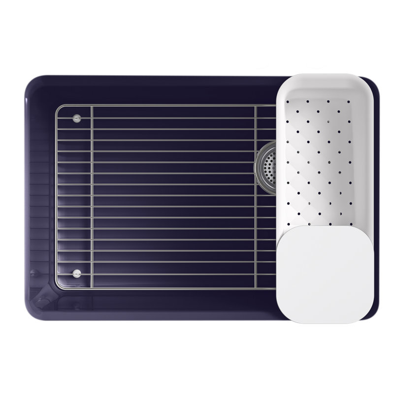 Riverby 27"L x 22"W Kitchen Sink, Indigo Blue