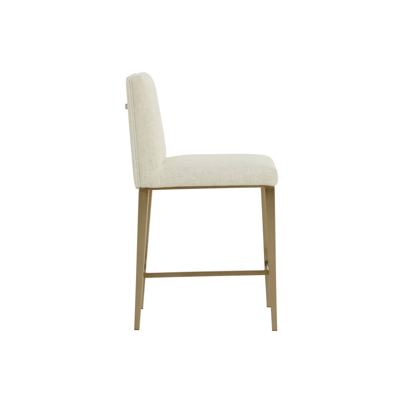 Wilbur Upholstered Stool with Metal Frame