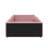 Twin Size Textile-Wrapped Platform Bed Equipped With Safety Rail And Integrated Charging Port