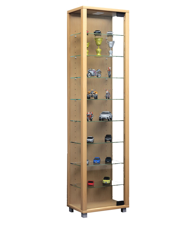 Everglade Display Cabinet, Silver, Yes