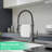 Commercial Kitchen Faucet With Pull Down Sprayer, Single Handle Single Lever Kitchen Sink Faucet-119337427