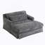 Canapé-lit en chenille, canapé Cama de 59,5 pouces, canapé-lit, canapé causeuse, canapé décontracté avec surface texturée et deux coussins, adapté au salon, gris-1617801331