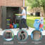 Lifetime Rough Cut HDPE Vertical Storage Cabinet - 1500L