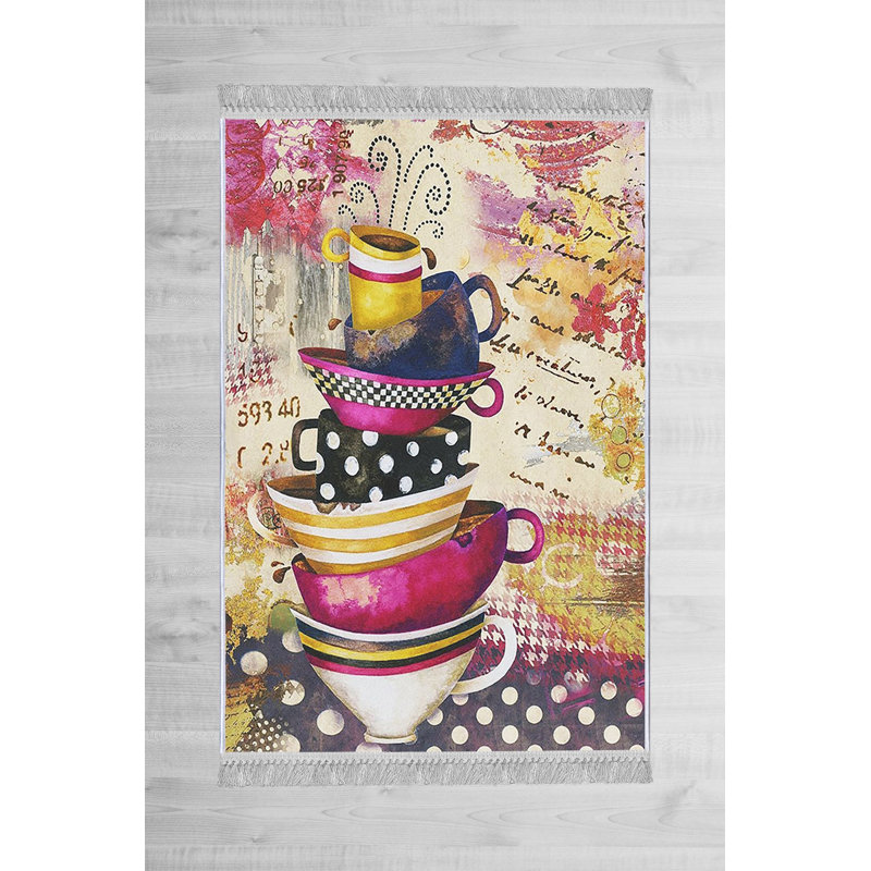 Luxurious Velvet Area Rug, 5.2 x 7.5 ft | 100% Velvet Fabric, 100% Cotton Sole, 0.4 in Pile Height | Antibacterial, Non-Slip, Machine Washable | Elegant 3D Digital Print, Perfect for Living Room & Bedroom Décor