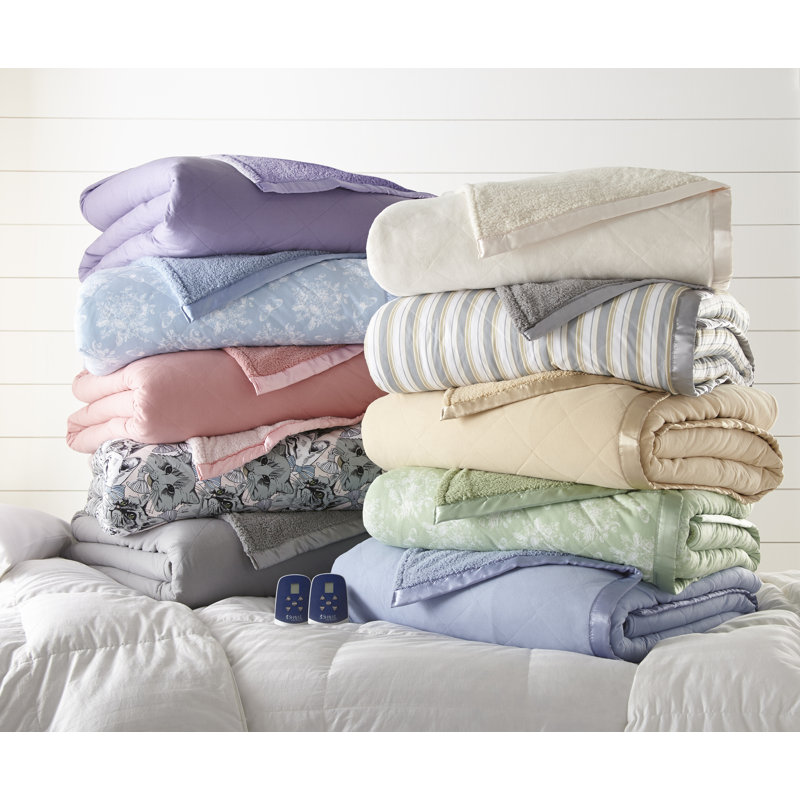 Luxurious Queen-Sized Sherpa Electric Blanket with Dual Control