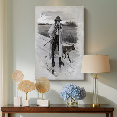 Man Who Laughs (Ursus et Homo) -Gallery Wrapped Canvas by Georges Rochegrosse