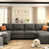 Tissu gris
