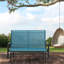 Banc d'extérieur en métal coulissant Aderonke