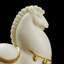 Légendaire statue équine en céramique - pièce de présentation élégante
