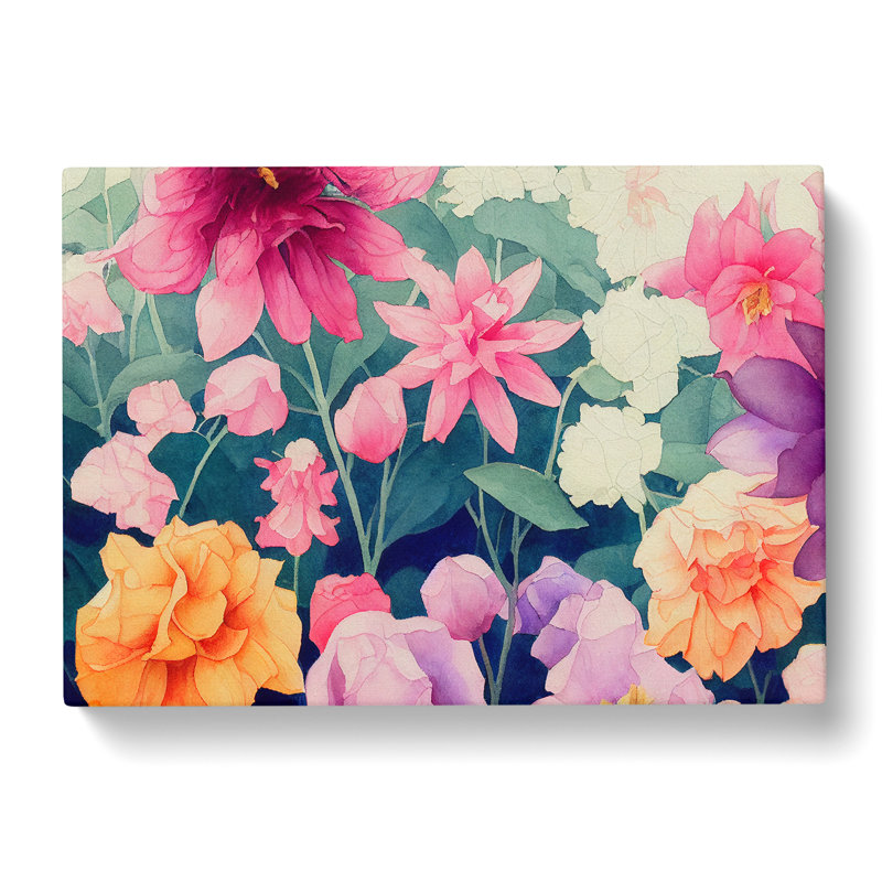 Boundless Flower Market - Wrapped Canvas, 35cm H x 50cm W x 3cm D