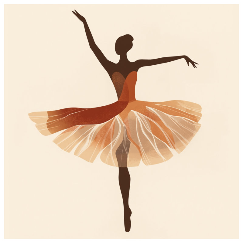 Coussins Ballet Dancer, 16 po x 16 po