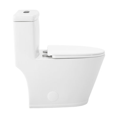 Toilette allongée une pièce à double chasse 1,1 / 1,6 GPU Beau
