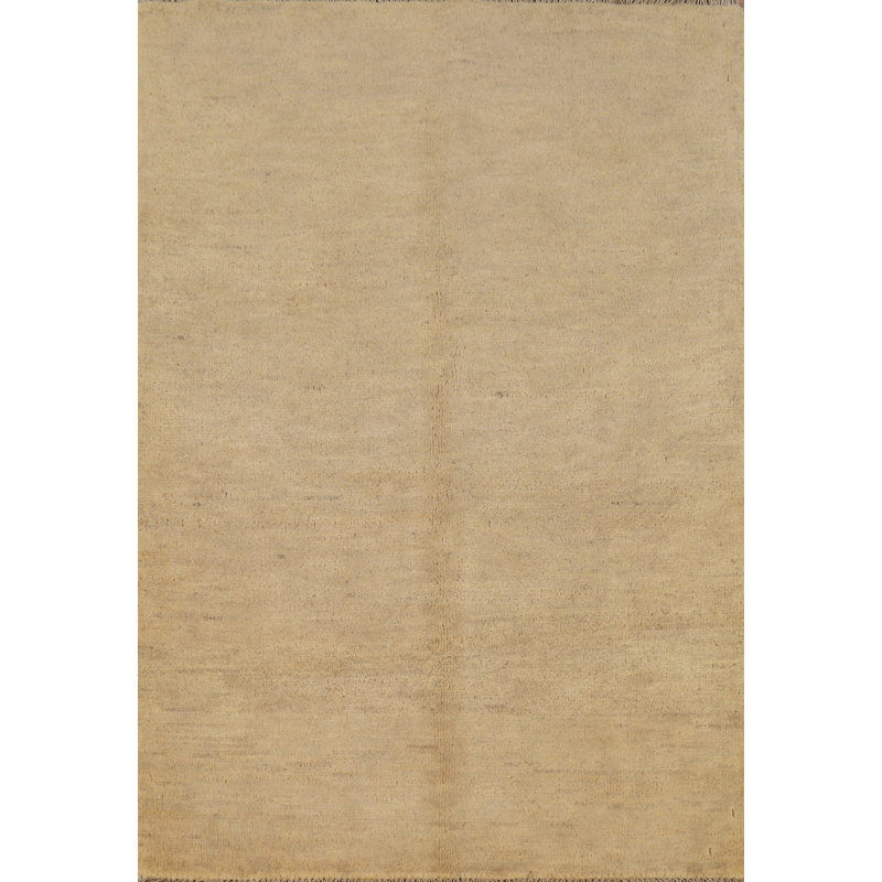 Tapis de vestibule oriental en laine fait à la main Gabbeh 3 x 4