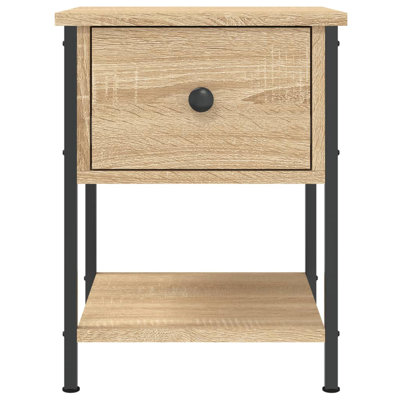 Lympsham 34cm W Iron Bedside Table