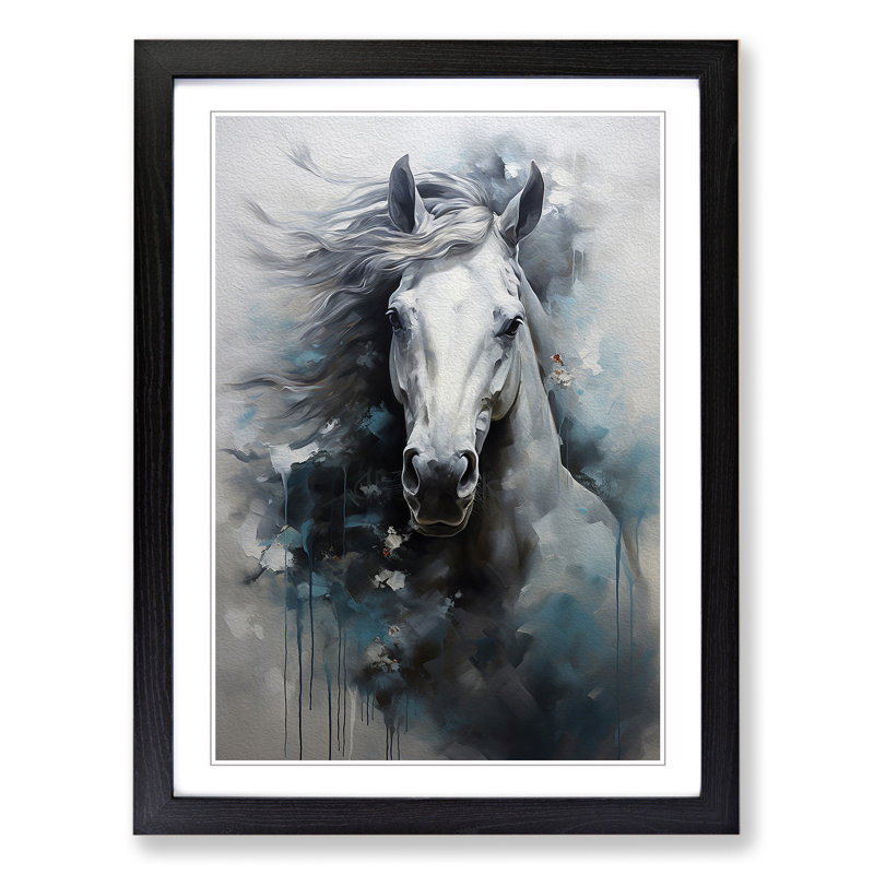 Horse Contemporary - Framed Print