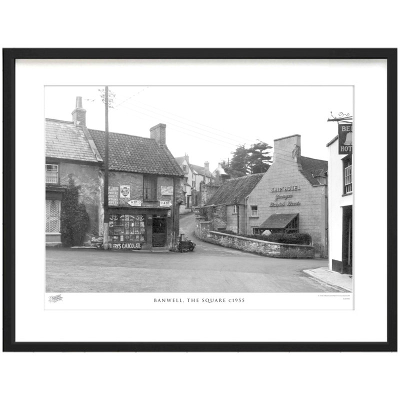 Banwell, The Square C1955 - Single Picture Frame Print, 45cm H X 60cm W x 2cm D