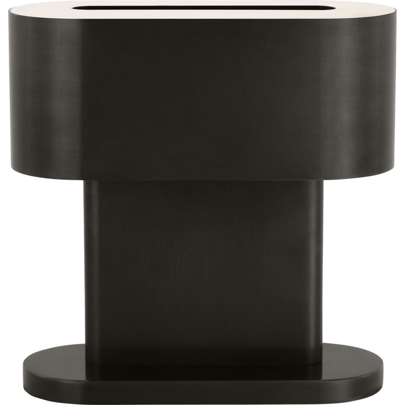 Wyllis Table Lamp, 12" H x 12" W x 5" D, Bronze