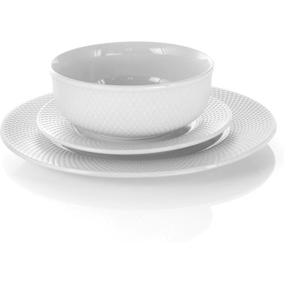Aulait Porcelain China Dinnerware Set 18 Piece - Service for 4