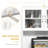 Kitchen Pantry Freestanding Storage Cabinet