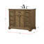 Ensemble de meuble-lavabo simple de 42 po Hermes-867656291