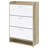 3-Tier Engineered Wood Shoe Cabinet-640326597