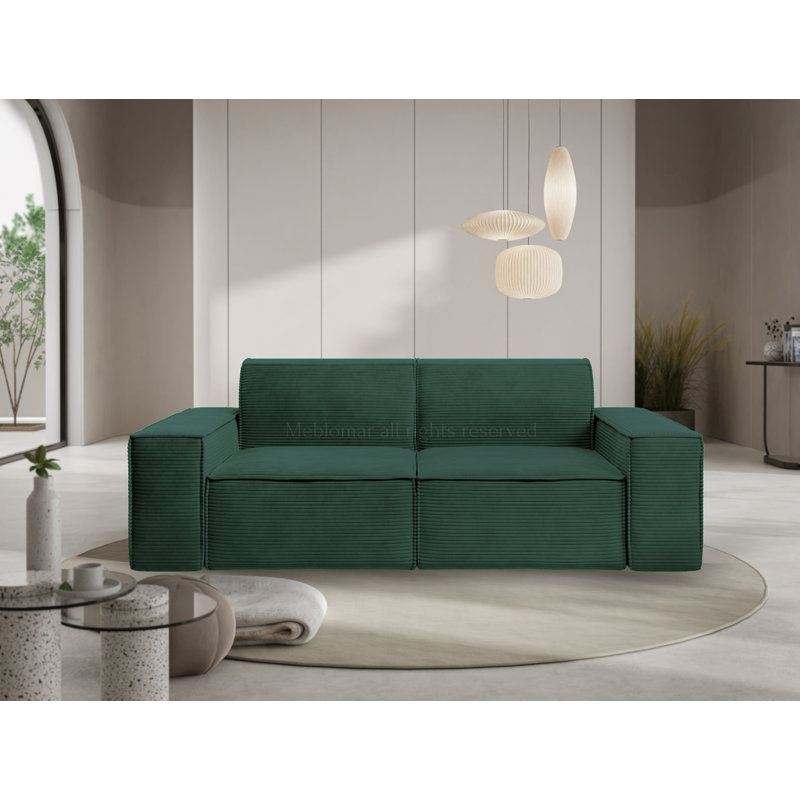 Edmeston 3 Seater Sofa, Green