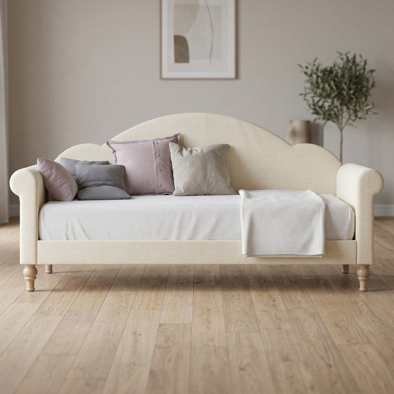 Alvon Upholstered Daybed, Beige