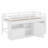 Twin Size Loft Bed with 4 Drawers, Underneath Cabinet and Shelves-96378227