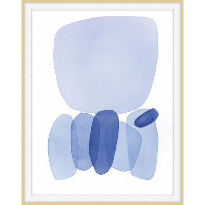 Summer Blue 1 Framed Watercolour Painting Print