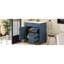 Meuble-lavabo de 30 po avec lavabo en céramique, 2 tiroirs et tablette réglable offrant un design peu encombrant pour les petits espaces-1353958071