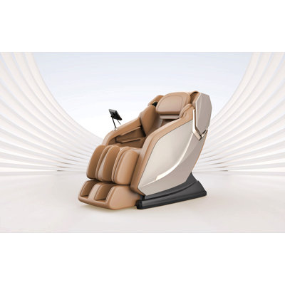 Full Body Zero Gravity Shiatsu Massage Chair L-Track Recliner With Airbag Speaker Lcd Screen Remote Control Voice Control Back/Leg Heat
