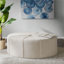 Repose-pieds 48 po, grand repose-pieds en tissu polyester pour salon