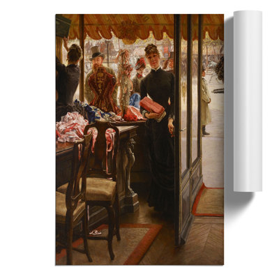 The Shop Girl by James Tissot - Frameless Print