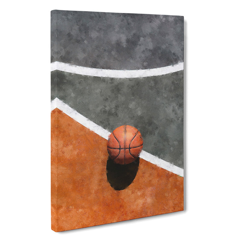 Basketball Court - Wrapped Canvas, 60cm H x 40cm W x 3cm D