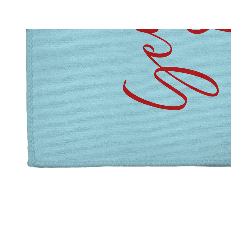 Tapis de porte d'intérieur Seas & Greeting, Bleu, L 36 po x L 60 po