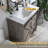 29.33'' Single Bathroom Vanity with Manufactured Wood Top-98921697