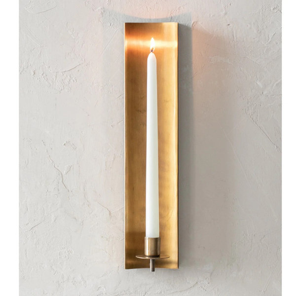 Hurricane Glass Flameless Candle Wall Sconce with Remote, Set of 2, Decor, Flameless Candles