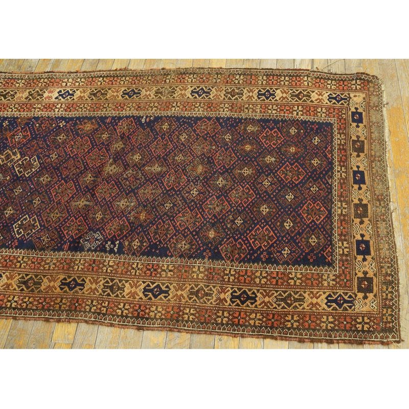 Hand Knotted Wool Geometric Area Rug