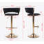Ensemble de 2 tabourets de bar, avec repose-pieds chromé et base pivotante réglable en hauteur-2109375211