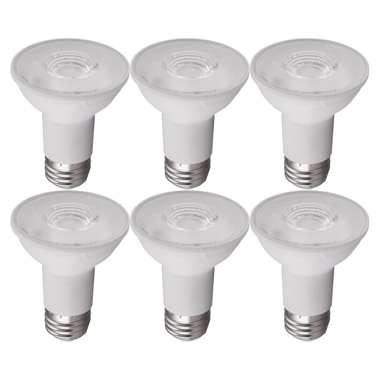 Satco S9407 Par20 LED 3500K 40' Beam Spread Medium Base Light Bulb, 7W