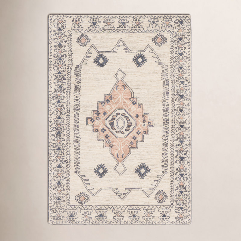 Moore Wool Oriental Indoor Rug, Rectangle 2' x 3'