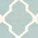 Dhurrie Hand Woven Flat Weave Wool/Cotton Geometric Rug in Light Blue/Ivory