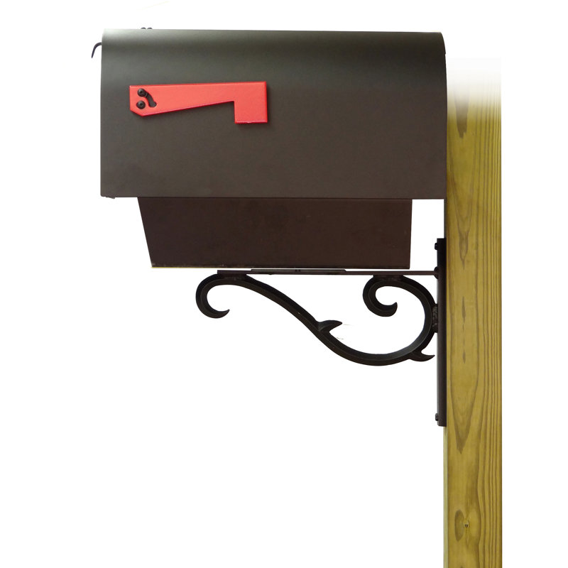 Titan Aluminum Post Mounted Mailbox