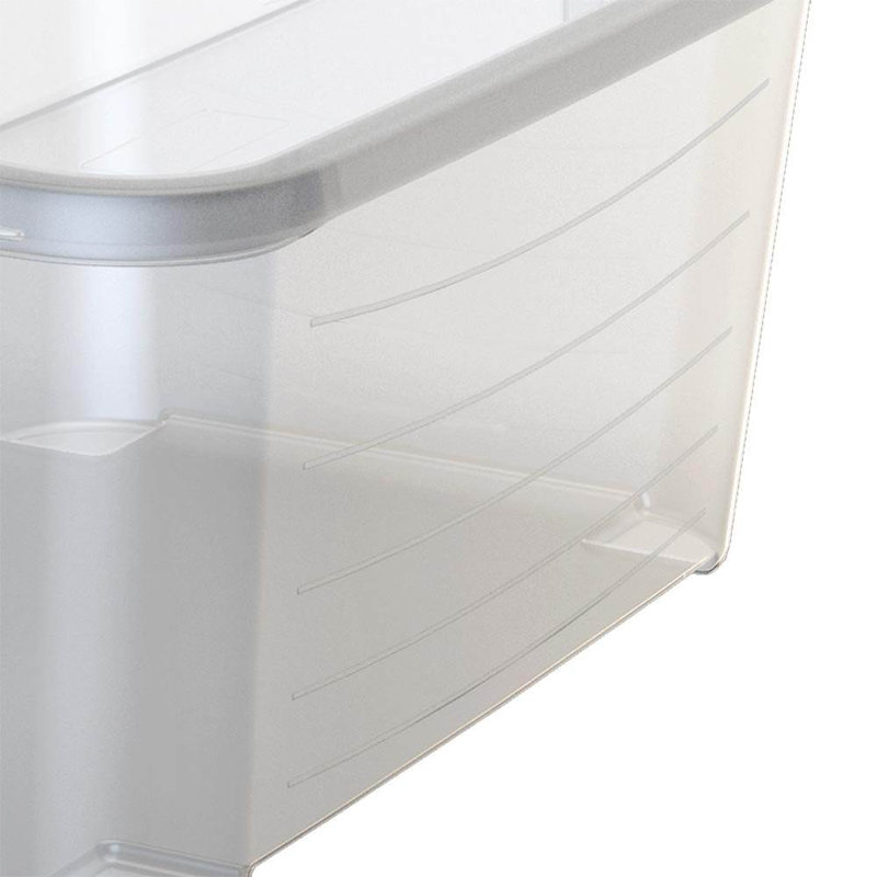 Stackable Closet Storage Box, Clear, 55