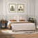 Queen Size Bedroom Set Upholstered Bed Frame With With Charging Station, Nightstand Set Of 2 With Storage