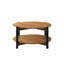 Table basse à finition ouverte noyer 1pc