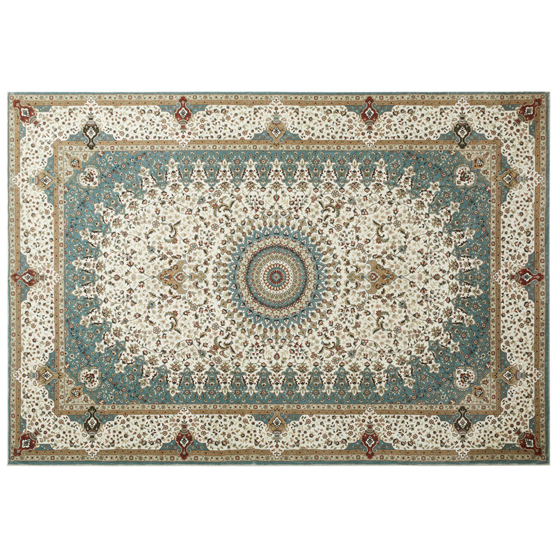 Oriental Machine Tufted Shag Area Rug, Rectangle 40 x 60 cm
