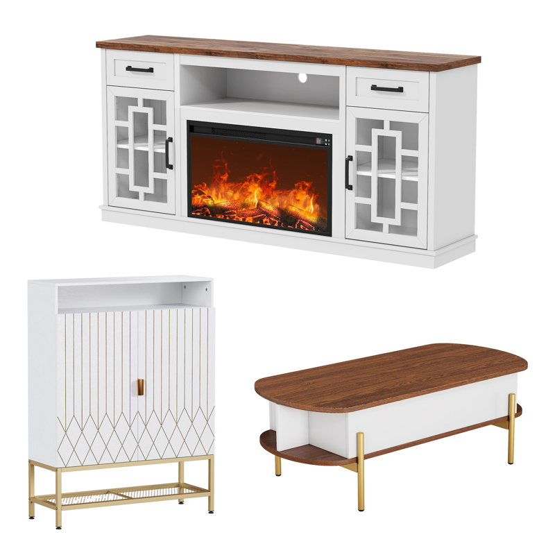 3 Piece Coffee Table Set