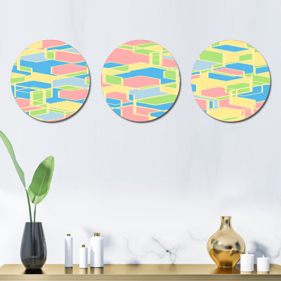 Abstract Wall Decor on Metal
